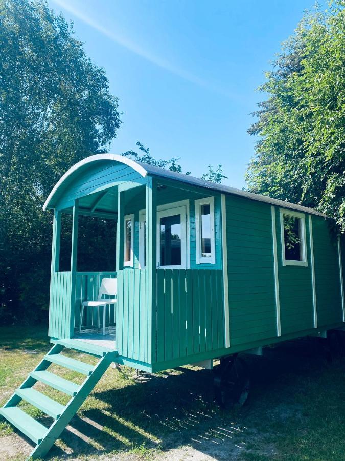 Pipowagens Bij Pannenkoekenrestaurant & Camping De Koppenjan 'Een Uniek Verblijf Met Kinderspeelboerderij' Jubbega-Schurega Buitenkant foto
